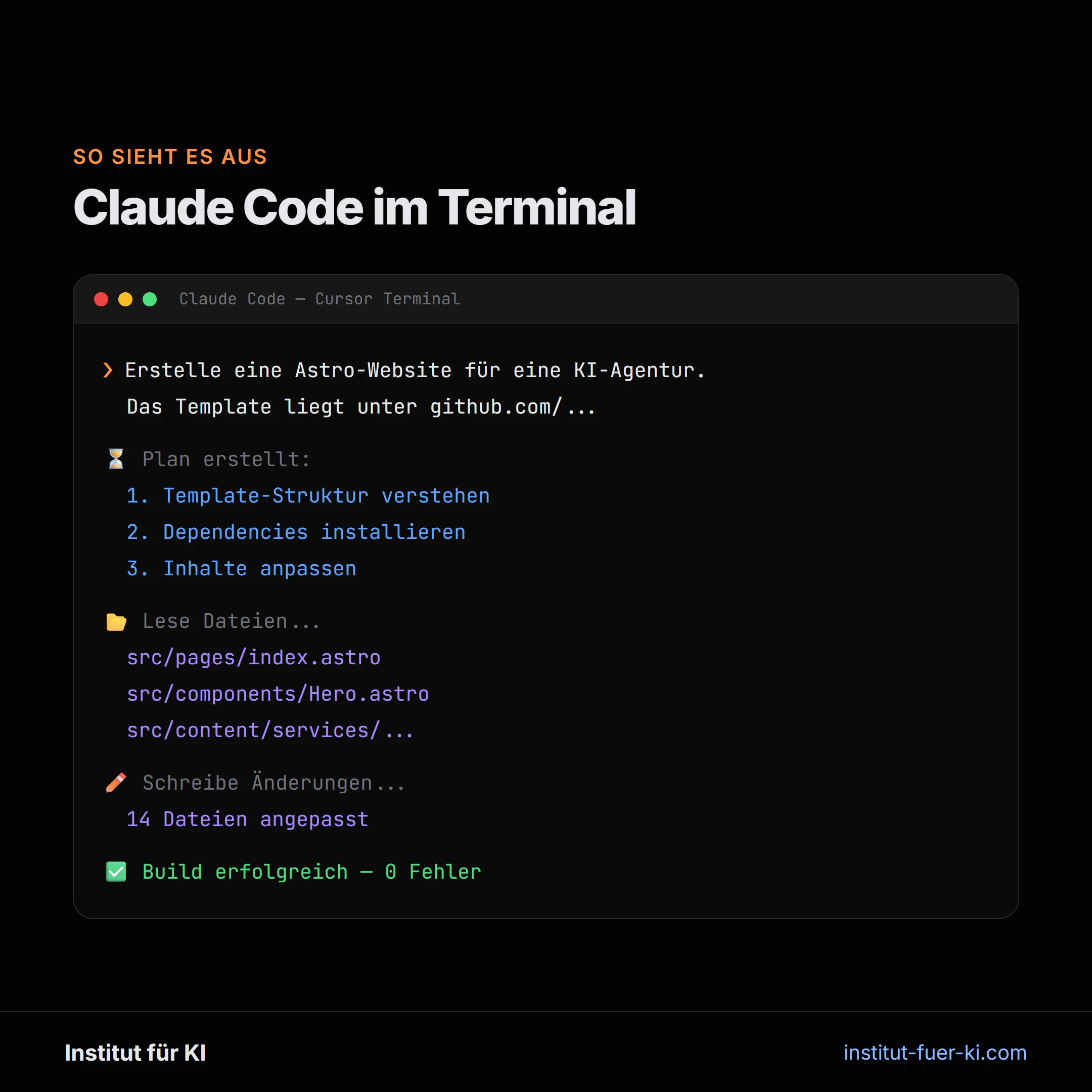 Claude Code Fähigkeiten: Dateien lesen, Code schreiben, Befehle ausführen und Kontext merken
